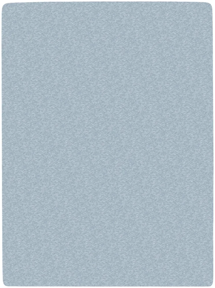 Inhouse Fixleintuch Gots Jersey mel. 90x200 hellblau