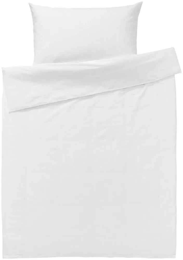 Inhouse Duvet Gots Seersucker 160x210 weiss