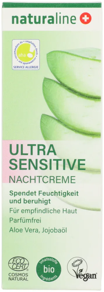 Naturaline Cosmetics Naturaline Ultra Sensitive Hydro Nachtcreme