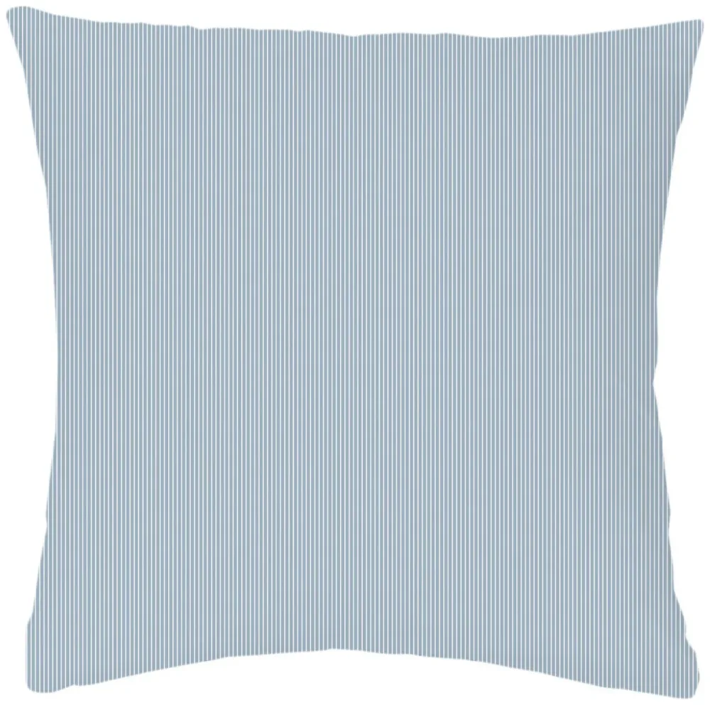 Inhouse Kissen Gots Satin 65x65 Minimo blau