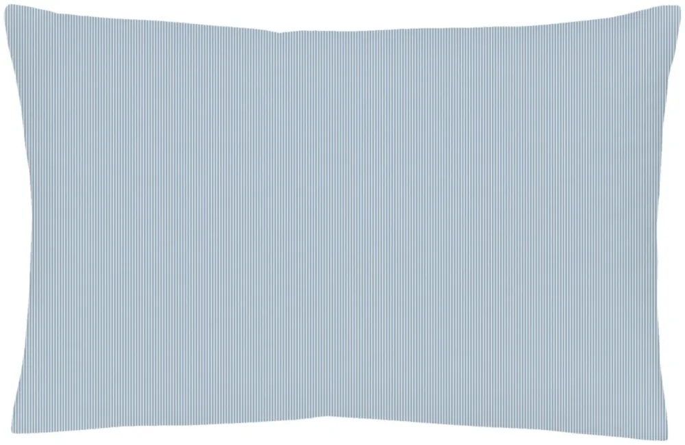 Inhouse Kissen Gots Satin 65x100 Minimo blau
