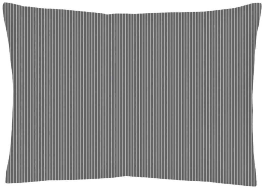 Inhouse Kissen Gots Satin 50x70 Minimo anthrazit