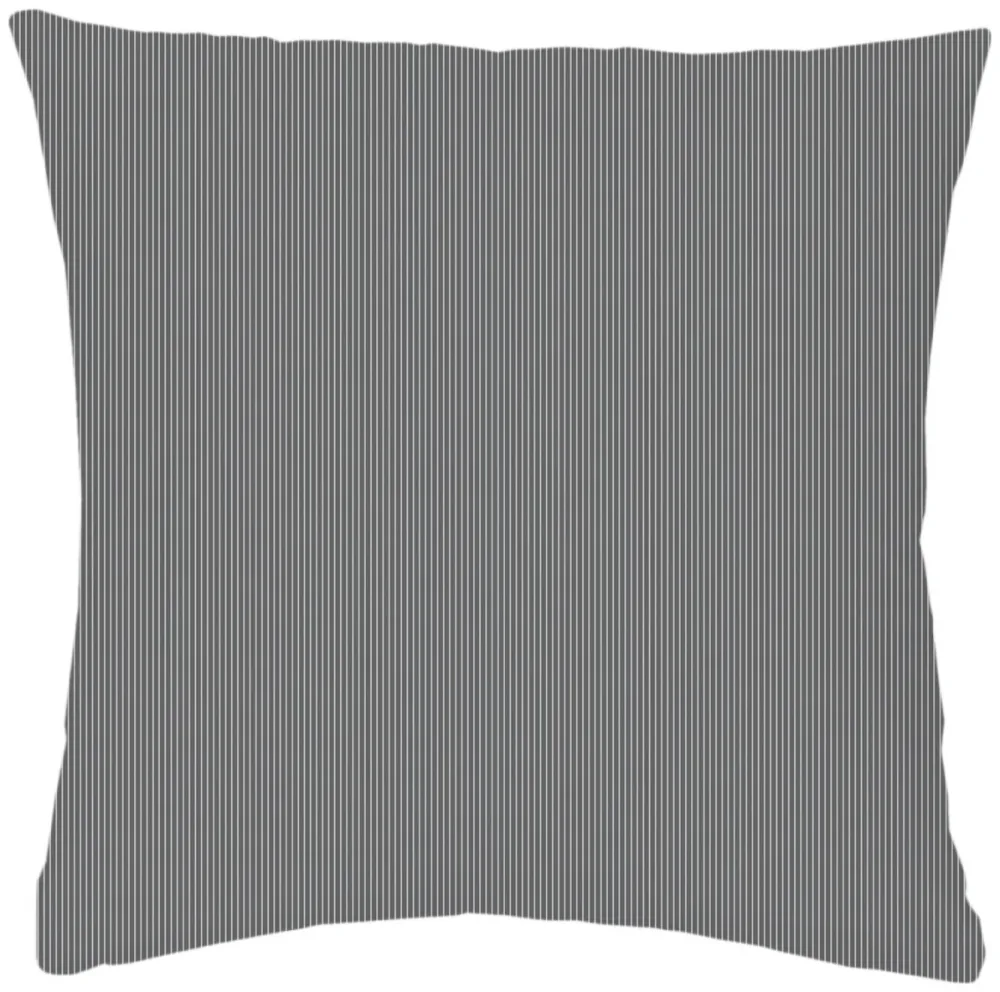 Inhouse Kissen Gots Satin 65x65 Minimo anthrazit