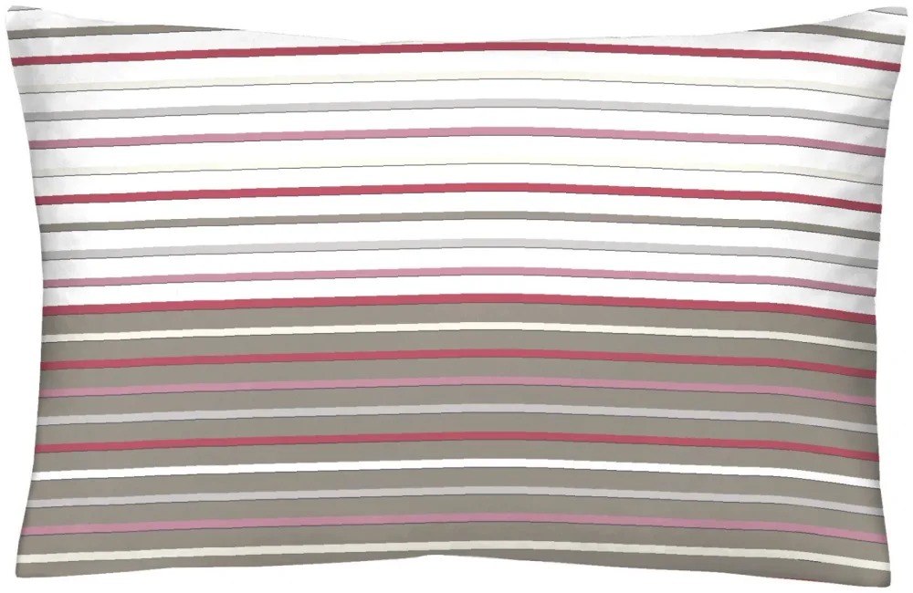 Inhouse Kissen Gots Satin 65x100 Strips taupe