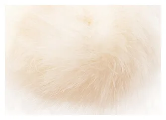 Rico Kunstfell Pompon, natur 10 cm, 62 % Pan, 38 % PES