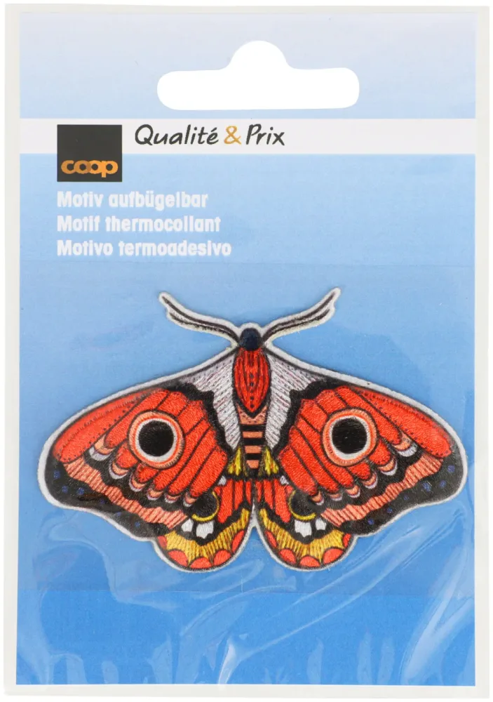 Coop Applikation Schmetterling rot