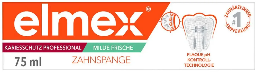 Elmex Kariesschutz Professional +Zahnspange Expert 8-18 Jahre Zahnpasta