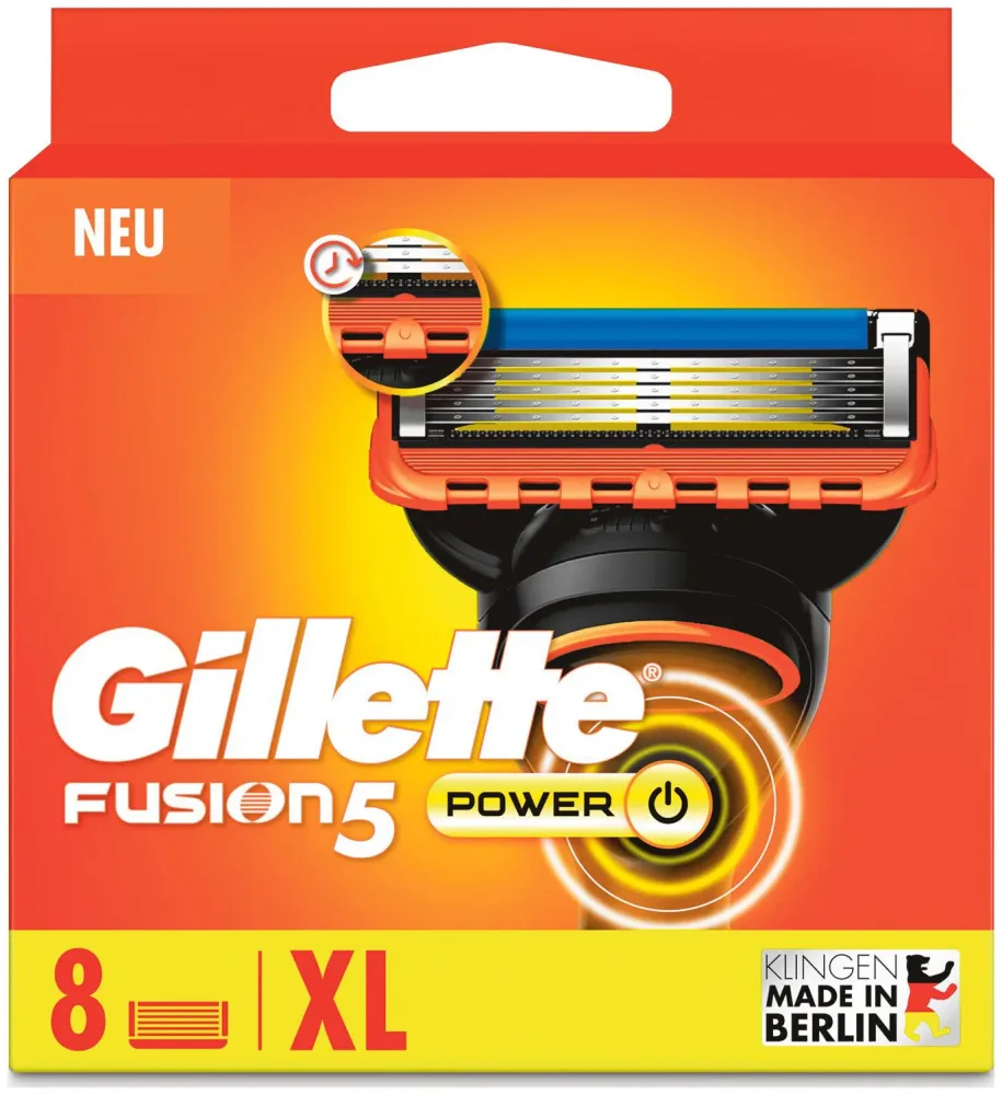 Gillette Fusion5 Power Rasierklingen 8 Stück
