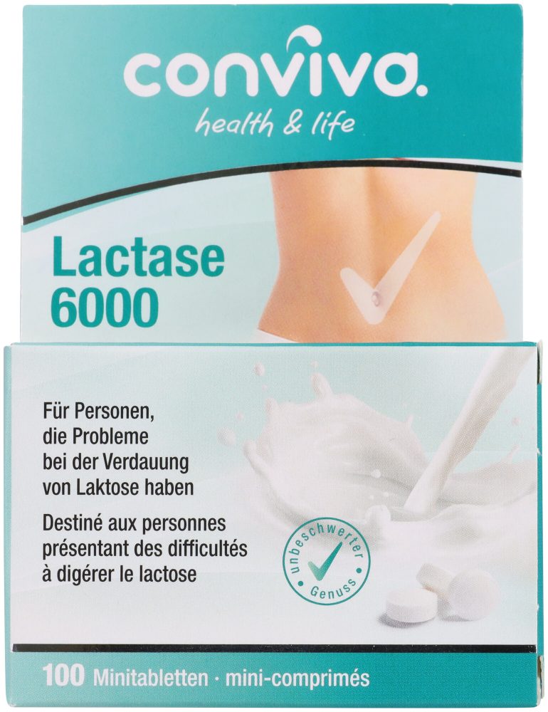 conviva Lactase 6000 Minitabletten 100 Stück