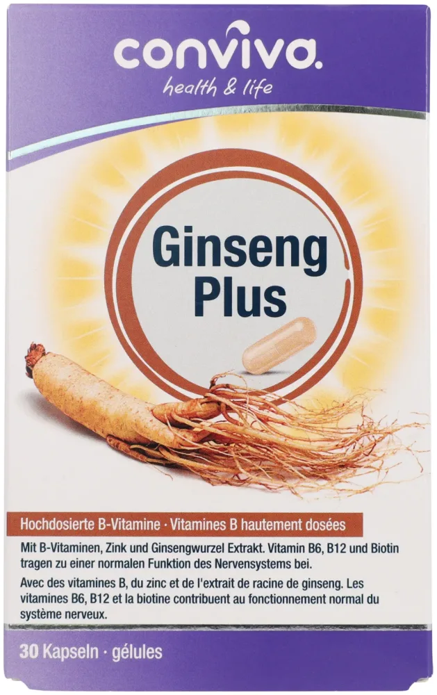 conviva Ginseng Plus 30 Kapseln