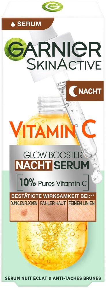 Garnier SkinActive Vitamin C Glow Booster Nachtserum, 30ml