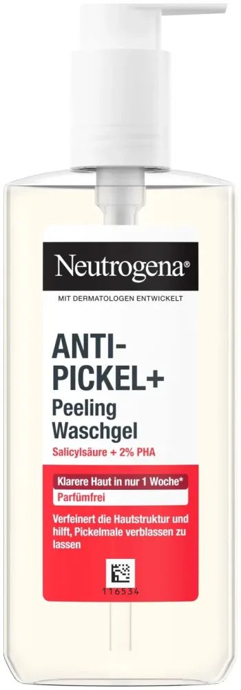 Neutrogena Anti-Pickel+ Peeling Waschgel, 200ml