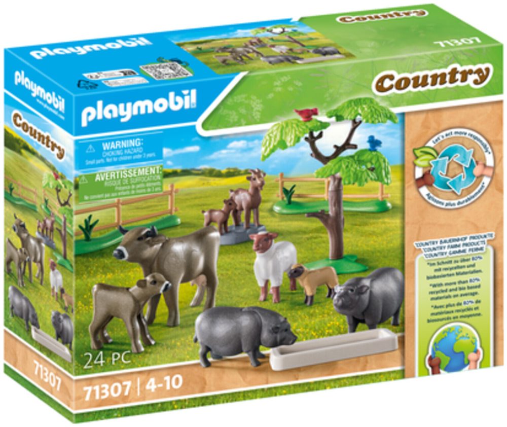 Playmobil - 71307 Bauernhoftiere, Multicolor