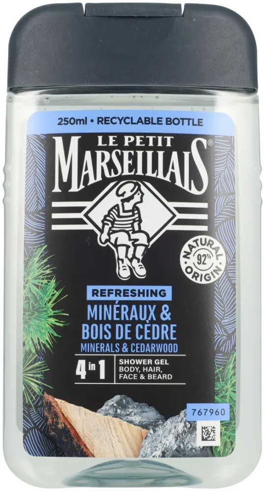 Le Petit Marseillais Men Duschgel Mineralien & Zedernholz