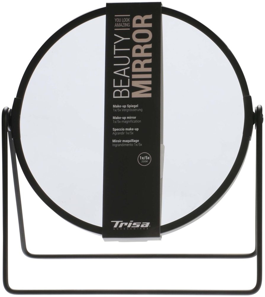 Spiegel & Necessaires - Make-up Spiegel schwarz, 1 Stück, Black