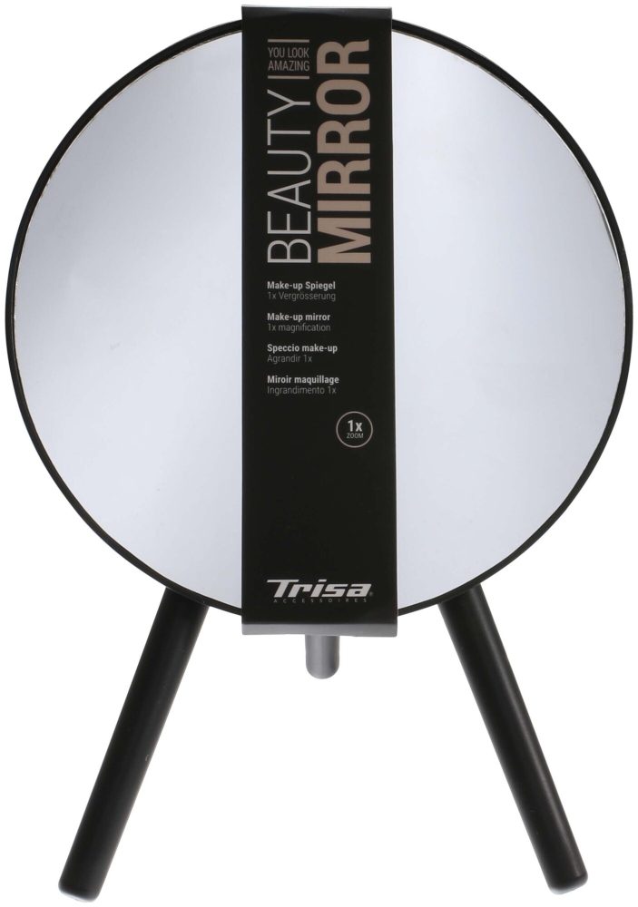 Spiegel & Necessaires - Make-up Spiegel schwarz, 1 Stück, Black