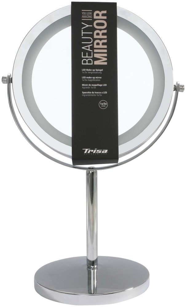 Spiegel & Necessaires - LED Make-up Spiegel silber, 1 Stück