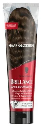 Schwarzkopf Brillance Glanz-Behandlung Haar Glossing Schokobraun 150 ml