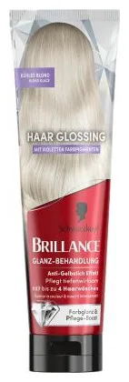 Schwarzkopf Brillance Glanz-Behandlung Haar Glossing Kühles Blond 150 ml