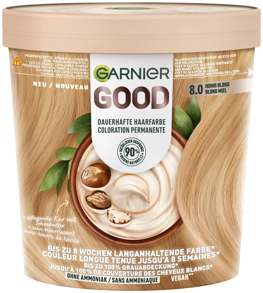 Garnier Good Dauerhafte Haarfarbe 8.0 Honig Blond