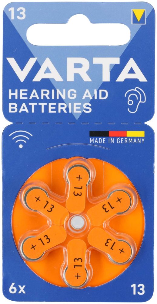Varta Hörgerätebatterien 13 6 Stück