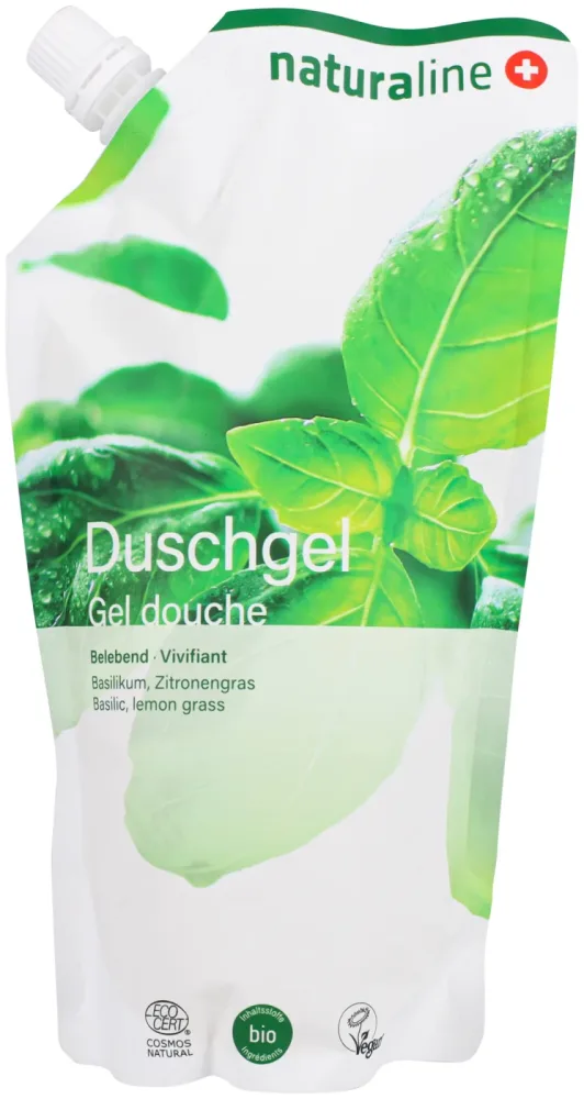 Naturaline Cosmetics Naturaline Duschgel Basilikum & Zitronengras Refill