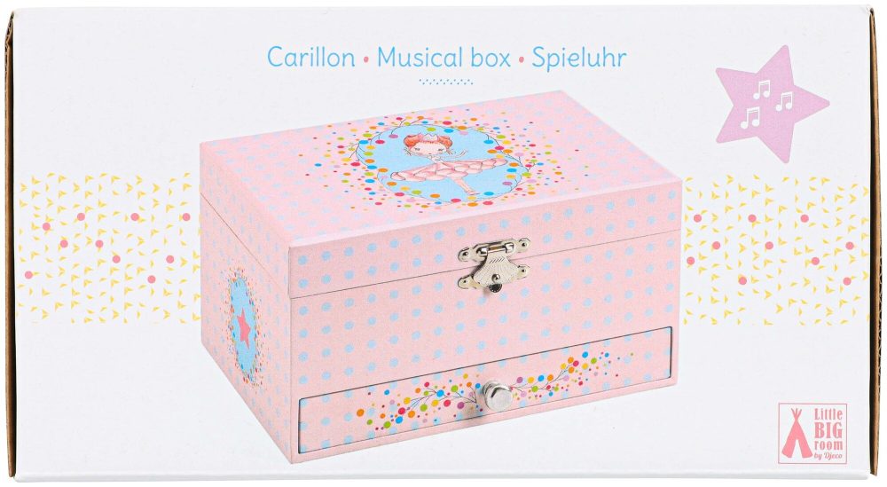 Djeco - Musikspieldose, 4A, Multicolor