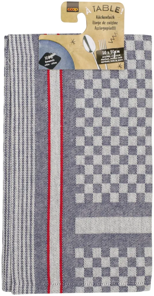 À Table! Küchentuch grau 50x90cm
