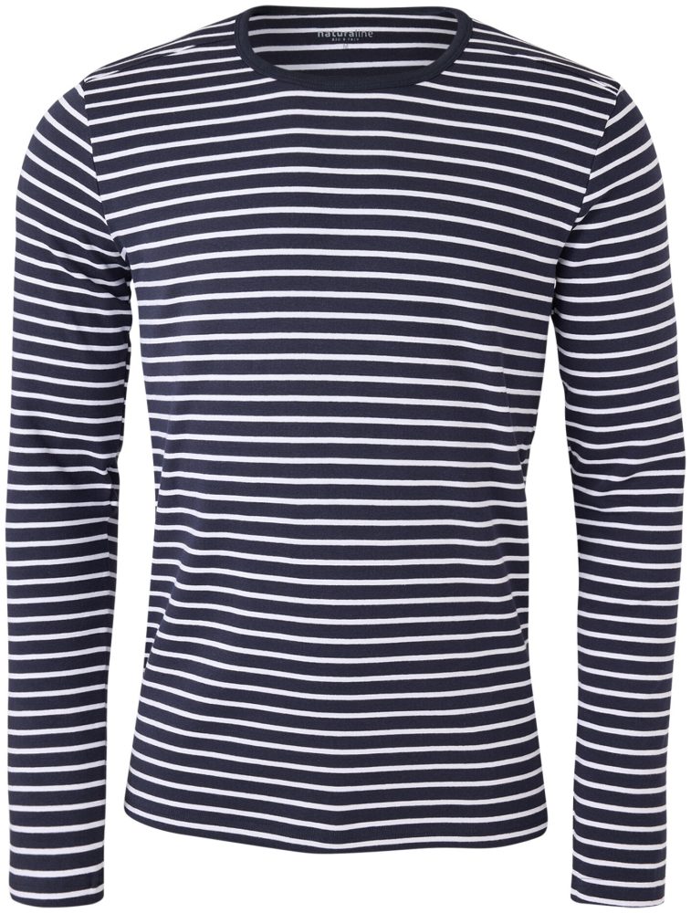 Naturaline Textil Naturaline Herren Shirt langarm navy M
