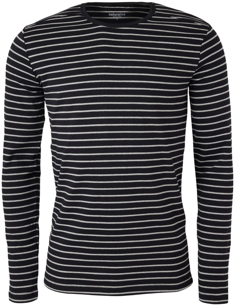 Naturaline Textil Naturaline Herren Shirt langarm grau XXL