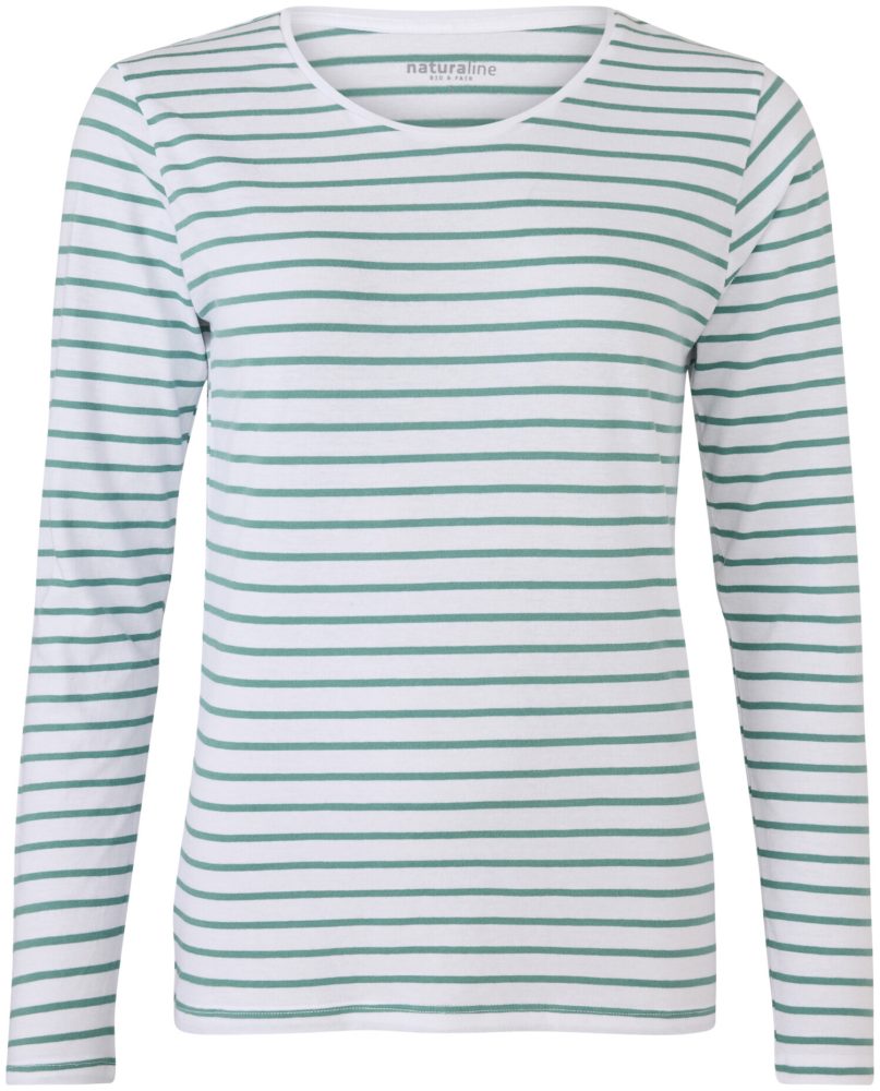 Naturaline Textil Naturaline Damen Shirt weiss/türkis L