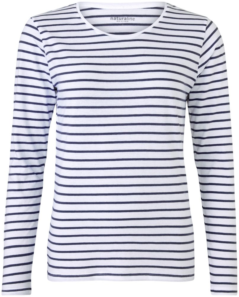 Naturaline Textil Naturaline Damen Shirt weiss/navy M