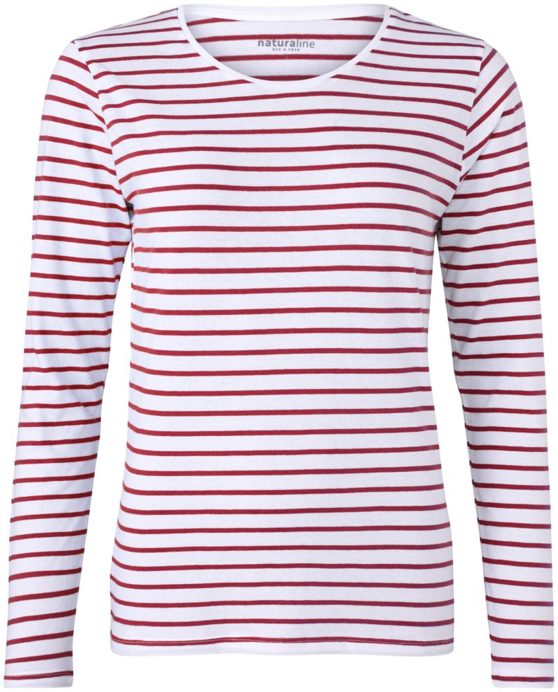 Naturaline Textil Naturaline Damen Shirt weiss/merlot XL