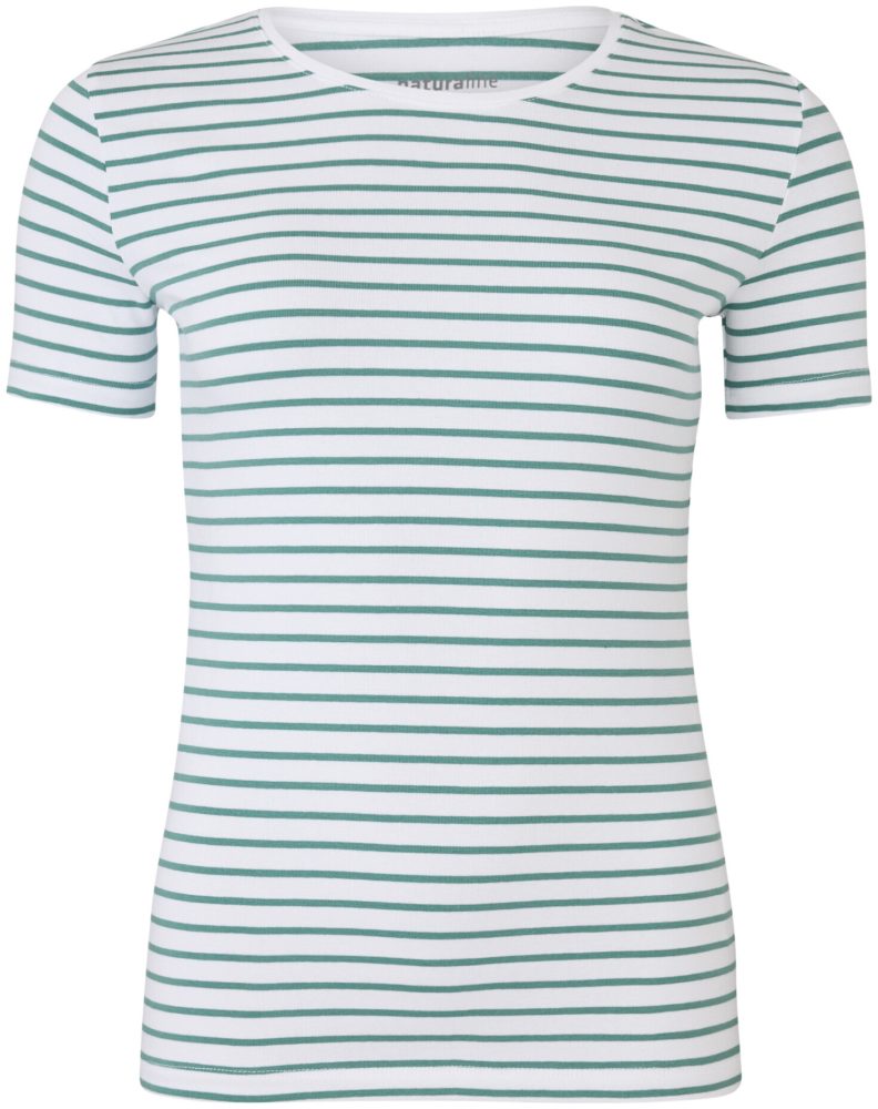Naturaline Textil Naturaline Damen T-Shirt weiss/türkis S