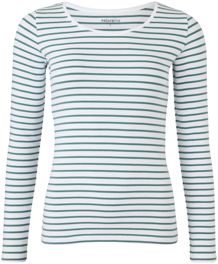 Naturaline Textil Naturaline Damen Shirt weiss/türkis XL