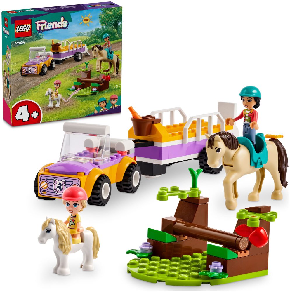 LEGO® - 42634 Pferde- und Pony-Anhänger, Multicolor