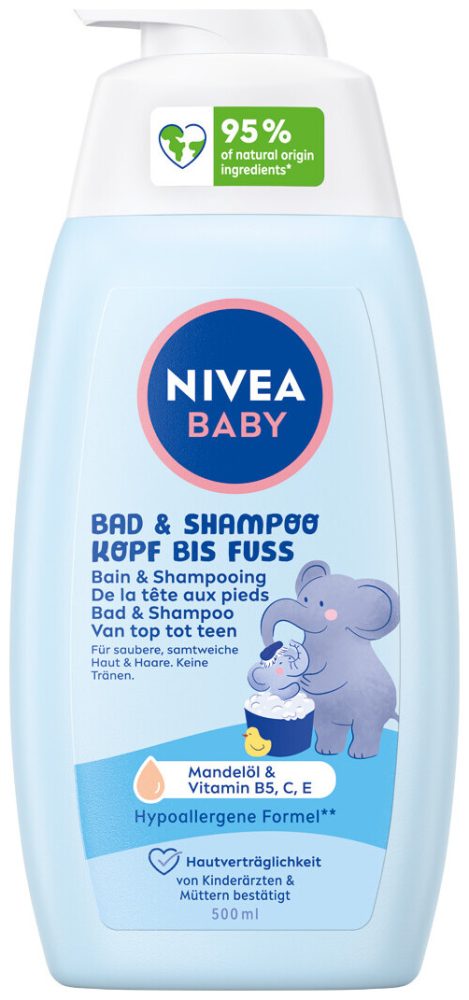 Nivea Baby Nivea Bad & Shampoo Kopf bis Fuss (500 ml)