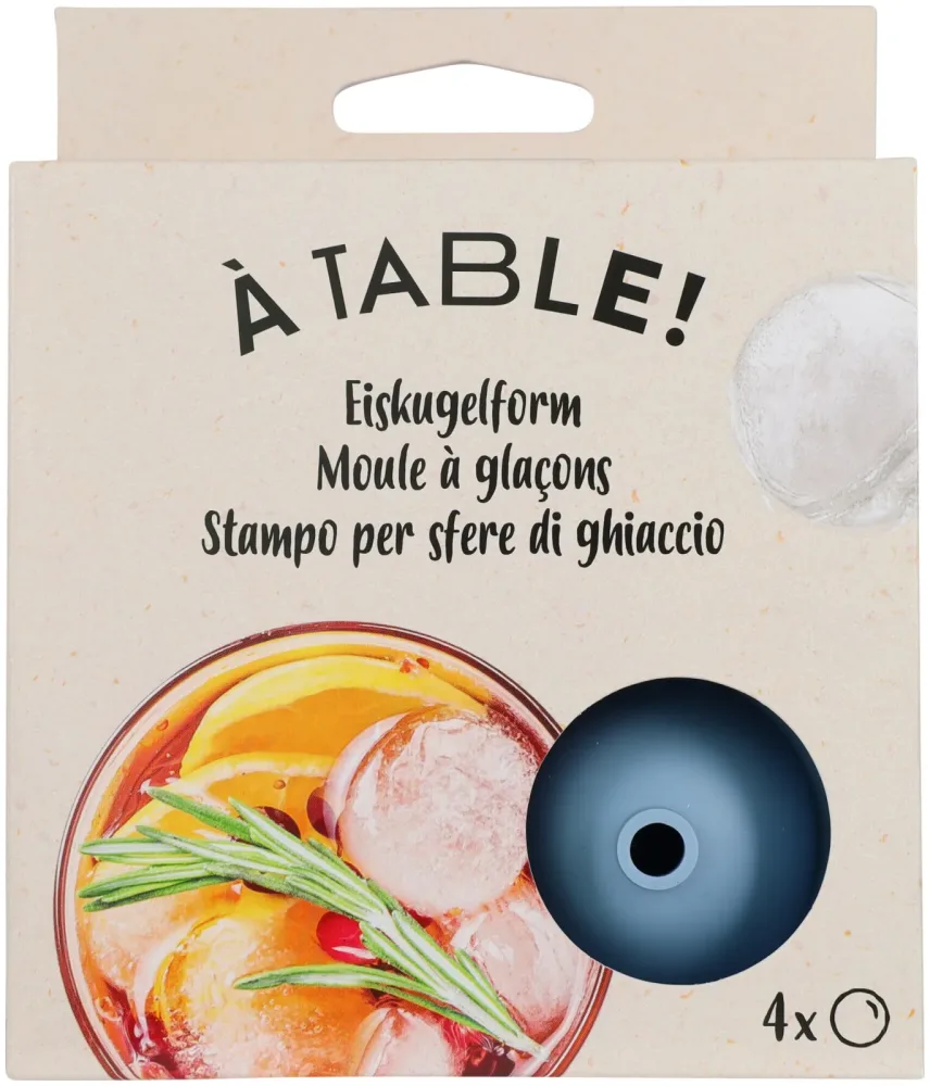 À Table! Eiskugelform 4 Kugeln