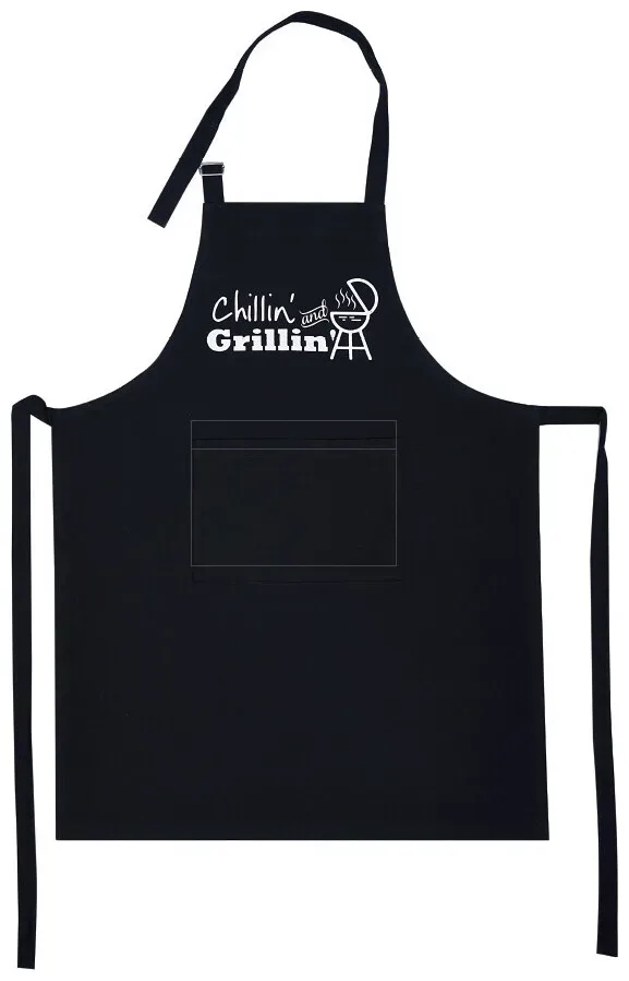 Grillschürze mit Bauchtasche
