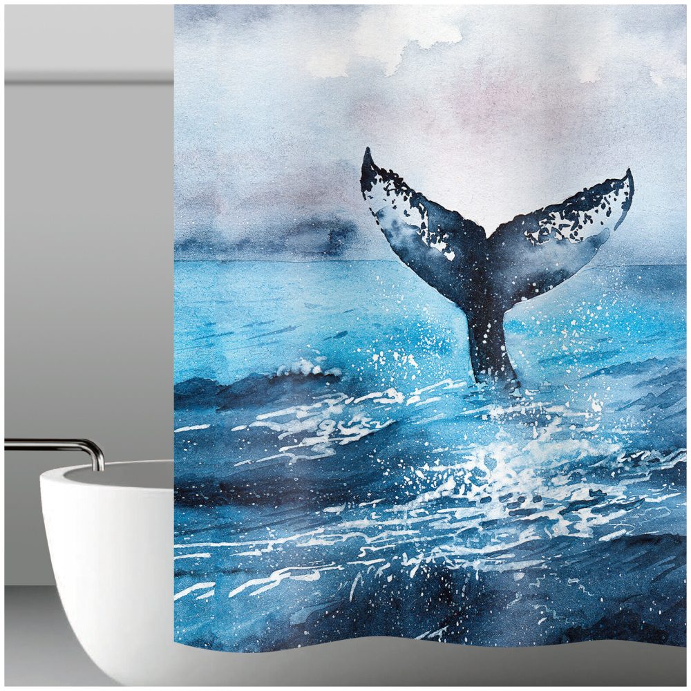 My Bath - Duschvorhang, 180x200 cm, Blau