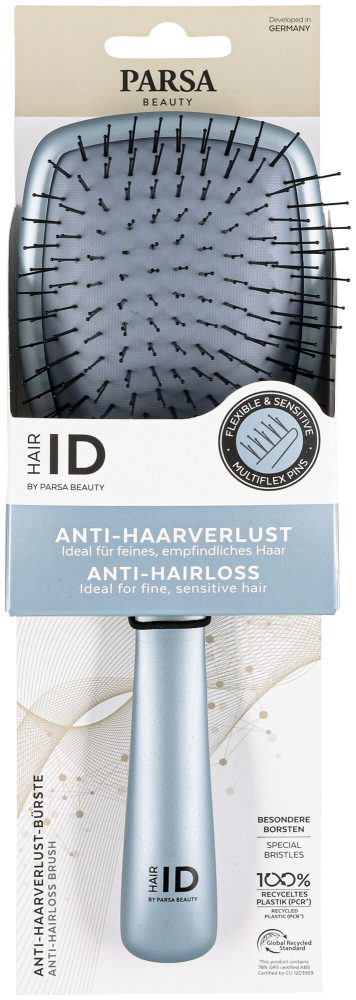 Parsa ID Paddle Anti-Haarverlust, metallic blau