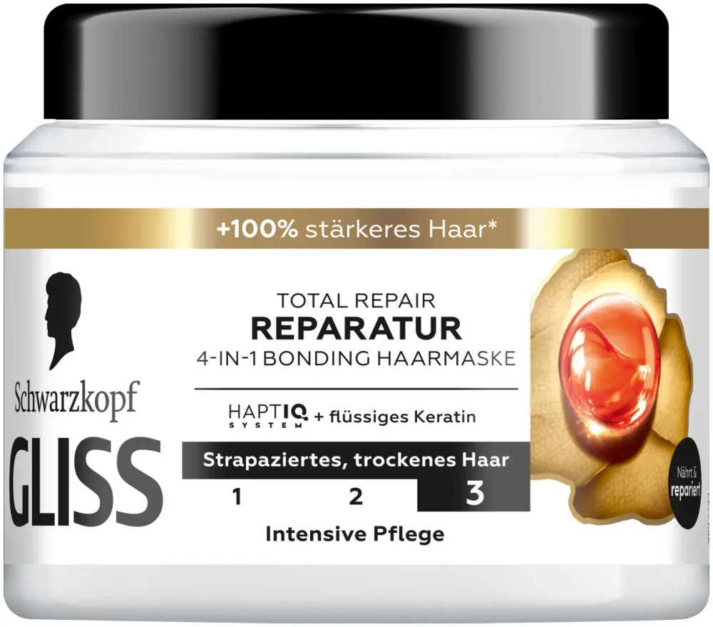 Schwarzkopf Gliss 4-in-1 Bonding Haarmaske Total Repair Reparatur