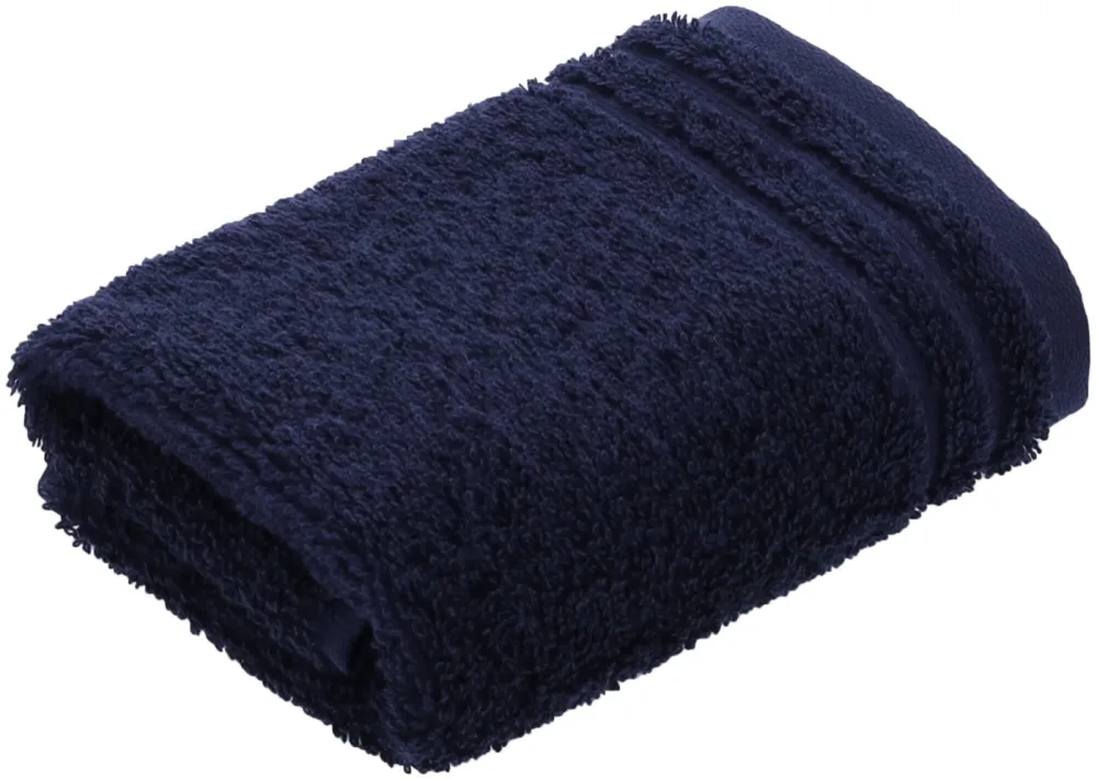Vossen Calypso Feeling Waschlappen marine blau 30 x 30 cm