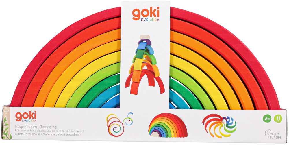 goki gollnest & kiesel BausteineRegenbogen, 11 Teile