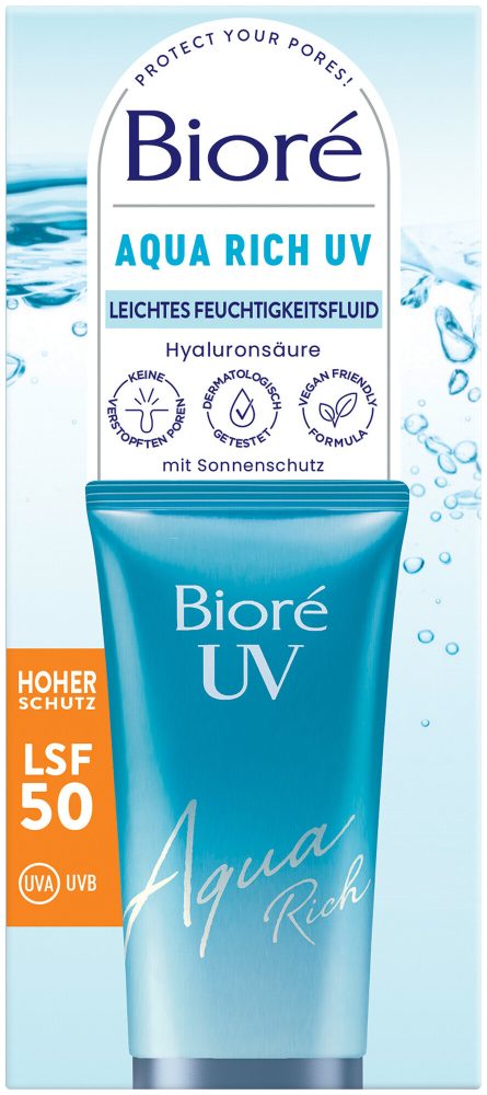 Bioré Aqua Rich UV Leichtes Feuchtigkeitsfluid Lsf50 50ml