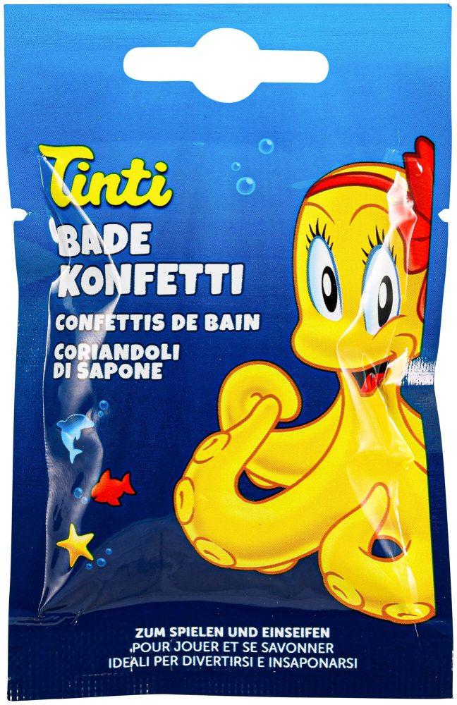 Tinti - Badekonfetti Einzelsachet, Zufallsauswahl, Multicolor