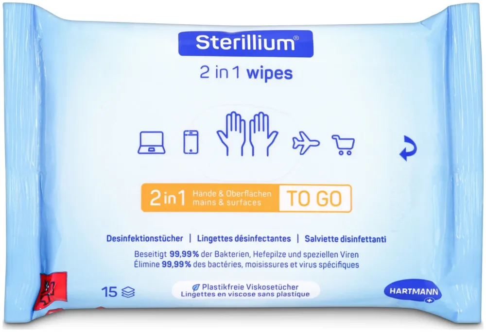 Sterillium 2in1 wipes 15 Stück