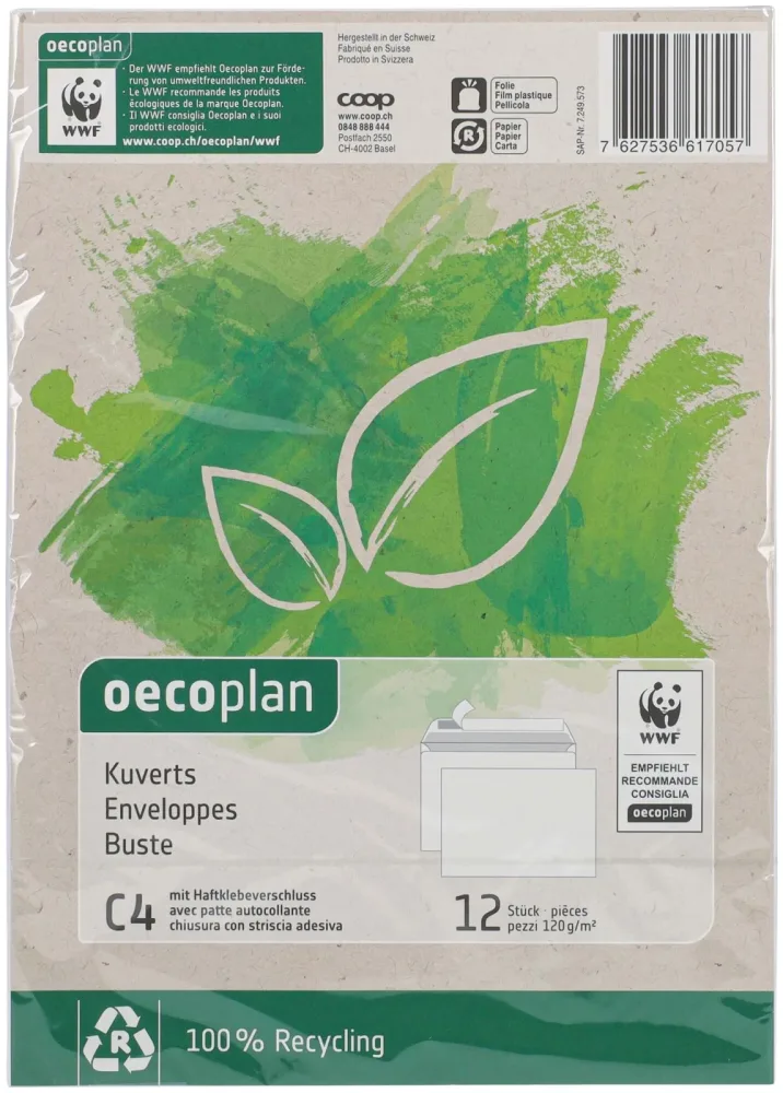 Oecoplan Kuvert C4 12St