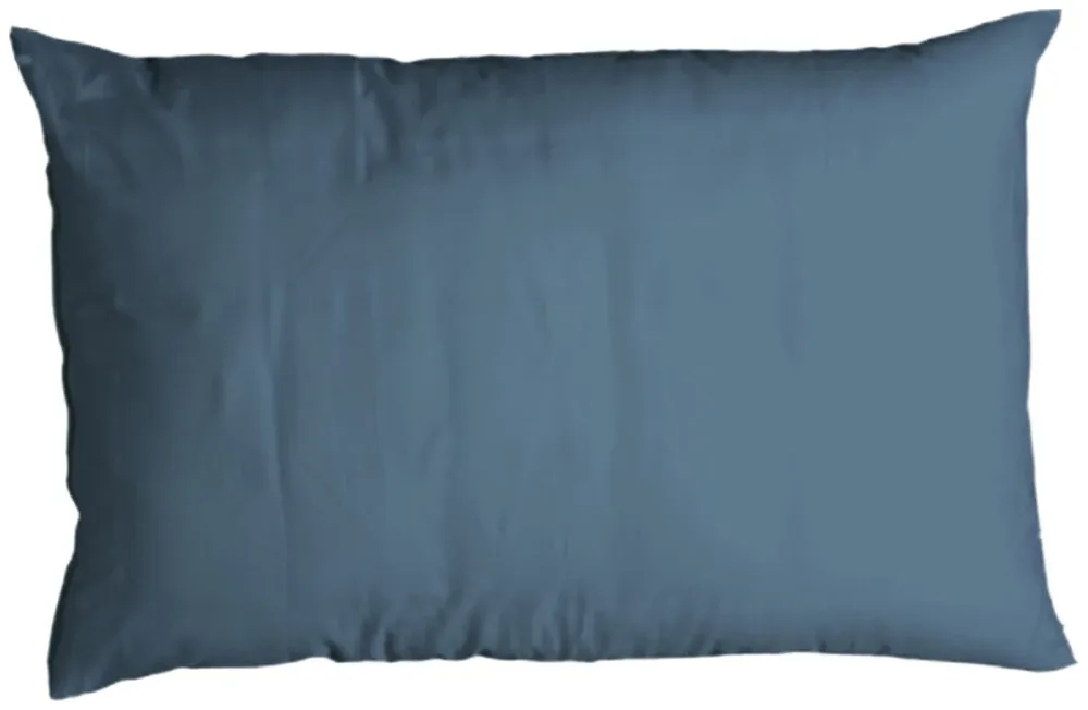Inhouse Kissen Gots Satin Paspel 65x65 blau