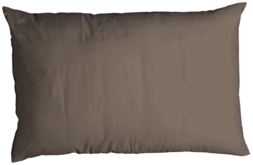 Inhouse Kissen Gots Satin Paspel 65x65 braun